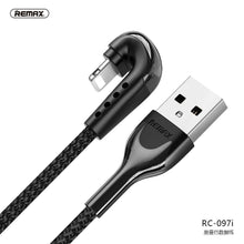 Заредете изображение във визуализатора на галерията – Remax cable usb for iphone lightning 8-pin heymanba gaming 3a rc-097i 1 meter black - само за 19.2 лв
