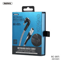 Заредете изображение във визуализатора на галерията – Remax cable usb for iphone lightning 8-pin heymanba gaming 3a rc-097i 1 meter black - само за 19.2 лв
