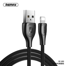 Заредете изображение във визуализатора на галерията – Remax cable usb for iphone lightning 8-pin lesu pro 2,1a rc-160i black - TopMag
