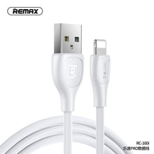 Заредете изображение във визуализатора на галерията – Remax cable usb for iphone lightning 8-pin lesu pro 2,1a rc-160i white - TopMag
