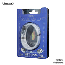 Заредете изображение във визуализатора на галерията – Remax cable usb for iphone lightning 8-pin magnetic-storing 2,1a rc-125i white - само за 19.2 лв
