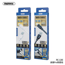 Заредете изображение във визуализатора на галерията – Remax cable usb for iphone lightning 8-pin suji pro 2,4a rc-138i black - TopMag
