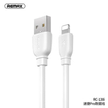 Заредете изображение във визуализатора на галерията – Remax cable usb for iphone lightning 8-pin suji pro 2,4a rc-138i white - TopMag
