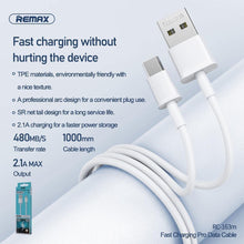 Заредете изображение във визуализатора на галерията – Remax cable usb - micro fast charger pro 2,1a rc-163m white - TopMag
