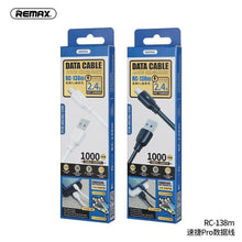 Заредете изображение във визуализатора на галерията – Remax cable usb - micro suji pro 2,1a rc-138m white - TopMag

