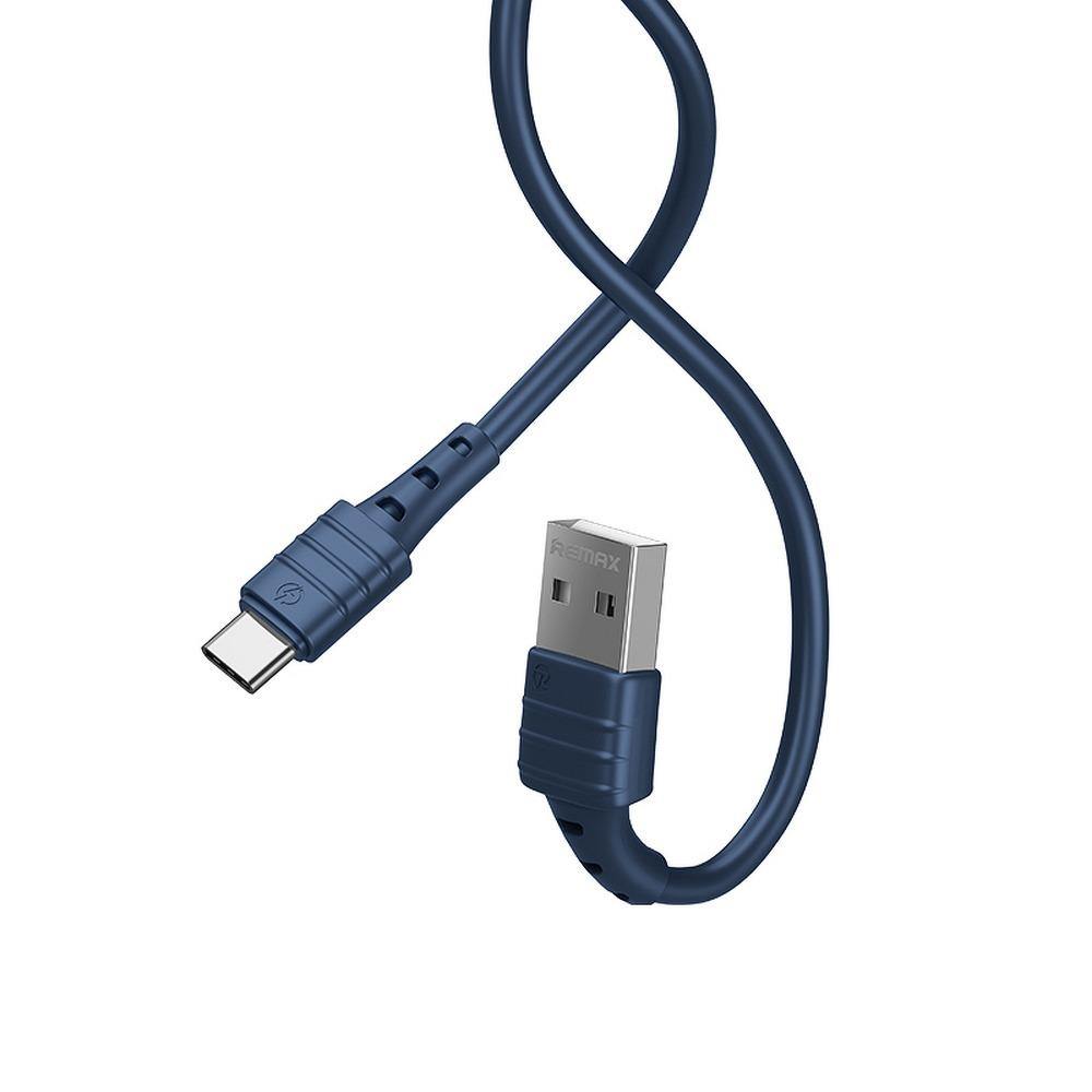 Remax cable usb to type c skin-friendly 2,4a rc-179m blue - TopMag