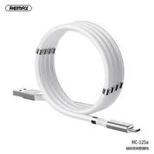 Заредете изображение във визуализатора на галерията – Remax cable usb - type c magnetic-storing 2,1a rc-125a white - TopMag
