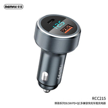 Заредете изображение във визуализатора на галерията – Remax car charger typ c power delivery 36w + usb qc 4,5a rcc215 silver - само за 23.8 лв
