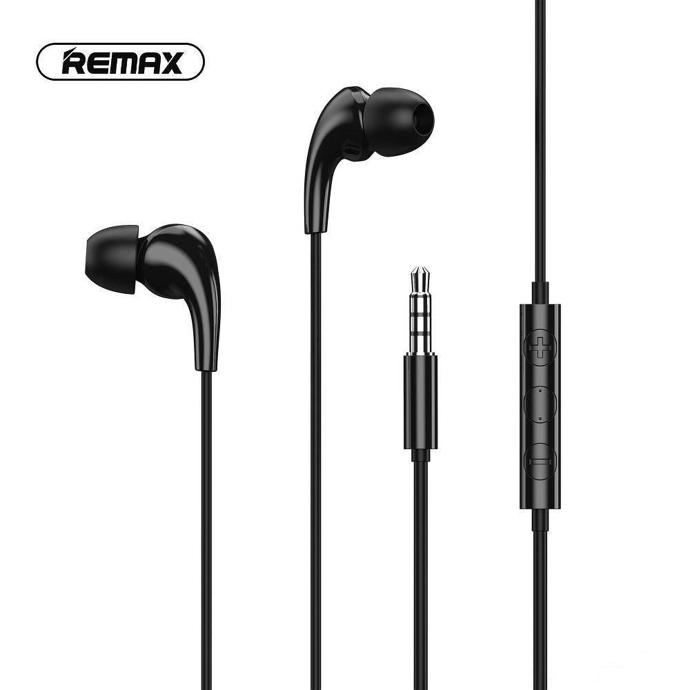 Remax earphone music rw-108 black - TopMag