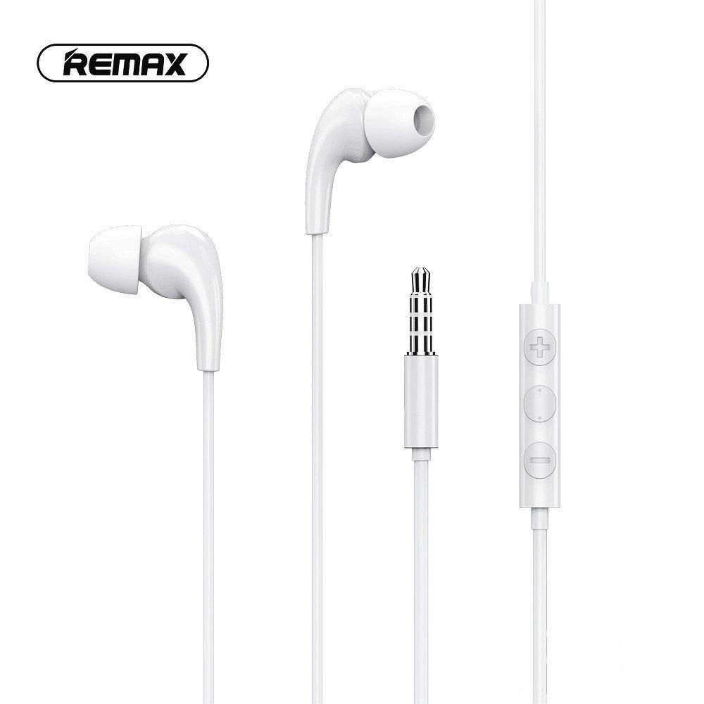 Remax earphone music rw-108 white - TopMag