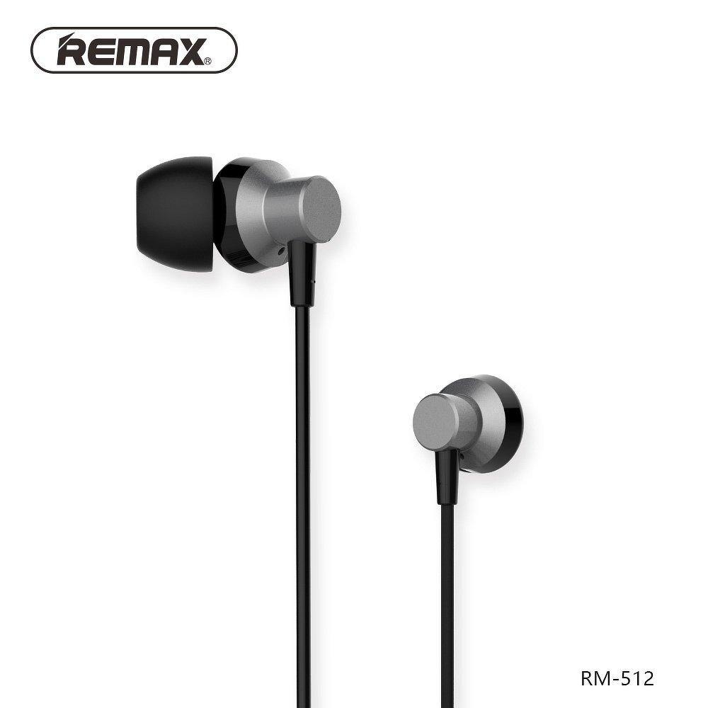Remax earphones rm-512 black - TopMag