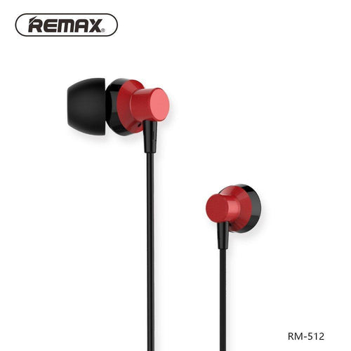 Remax earphones rm-512 red - TopMag