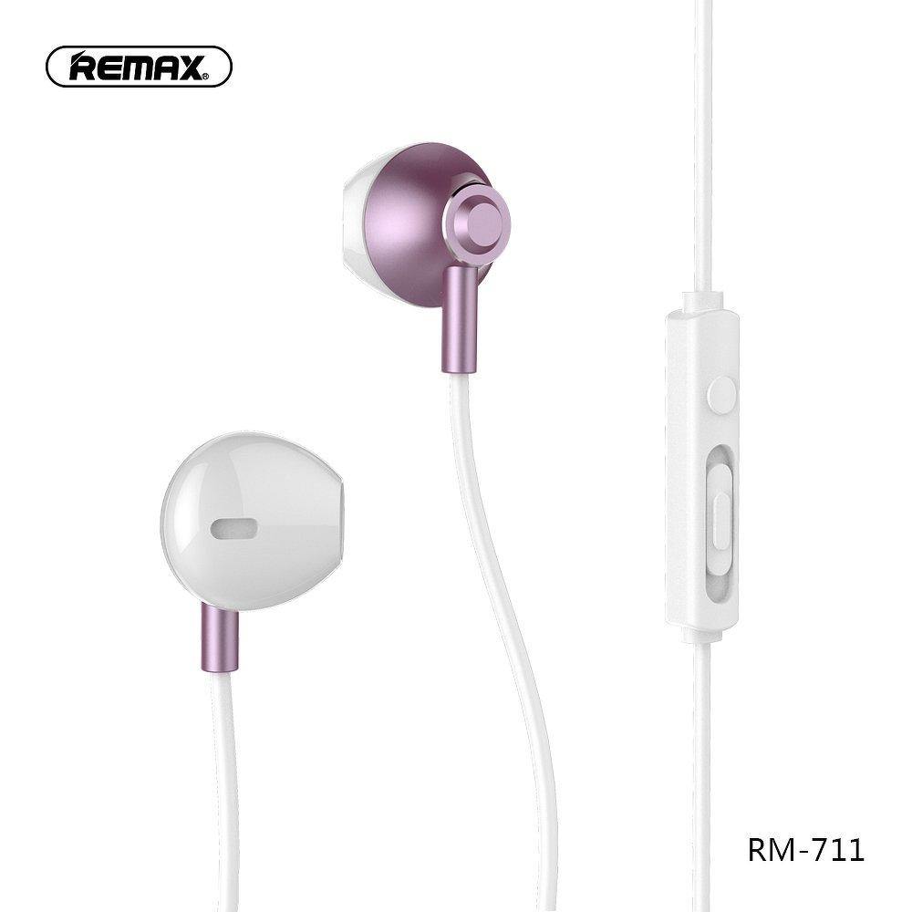 Remax earphones rm-711 rose-gold - TopMag