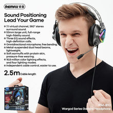 Заредете изображение във визуализатора на галерията – Remax headphone gaming wargod series rm-810 grey - TopMag
