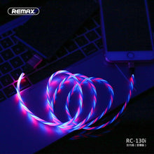 Заредете изображение във визуализатора на галерията – Remax luminous disco кабел USB към Applele lightning 8-pin rc-130i - TopMag
