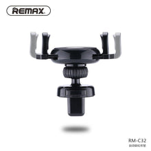 Заредете изображение във визуализатора на галерията – Remax стойка за кола  air vent rm-c32 черен - само за 19.5 лв
