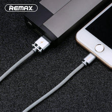 Заредете изображение във визуализатора на галерията – Remax usb кабел sury 2 series working with Applele lightning 8-pin 2,4a rc-064i silver - само за 6.99 лв
