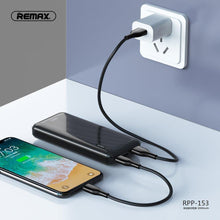 Заредете изображение във визуализатора на галерията – Remax външна батерия / power bank  lcd rpp-153 10 000mah черен - само за 31.2 лв
