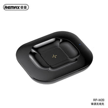 Заредете изображение във визуализатора на галерията – Remax wirelles charger for airpods fonry 10w rp-w20 black - само за 21.4 лв
