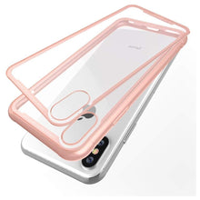 Заредете изображение във визуализатора на галерията – Roar стъклен протектор и airframe гръб - iPhone x / xs  розово злато - само за 19.2 лв
