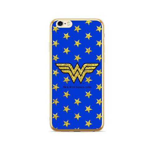 Sale case with licence sam galaxy a8 plus wonder woman electo-glitter gold (015) - само за 13.99 лв