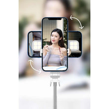 Заредете изображение във визуализатора на галерията – Selfie stick led ring tripod + remote control white sstr-20 - TopMag
