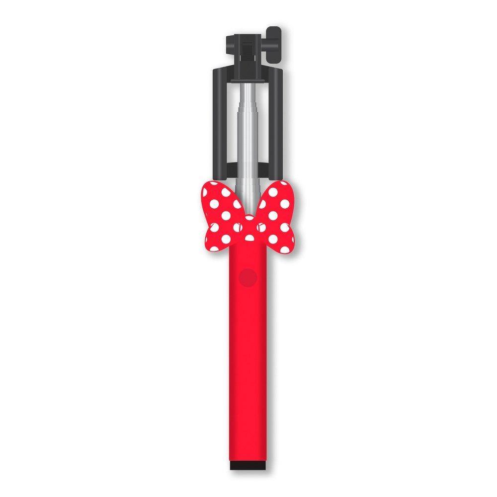 Selfie stick with licence with remote contol bluetooth disney minnie 002 red - само за 32.6 лв