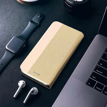 Заредете изображение във визуализатора на галерията – Sensitive калъф тип книга за xiaomi redmi note 11 5g / note 11t 5g / poco m4 pro 5g gold - TopMag
