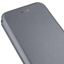 Заредете изображение във визуализатора на галерията – Калъф тип книга forcell elegance за samsung a6 plus 2018 сив - TopMag
