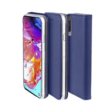 Заредете изображение във визуализатора на галерията – Smart калъф тип книга - samsung galaxy A70 син - TopMag
