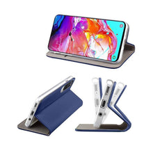 Заредете изображение във визуализатора на галерията – Smart калъф тип книга - samsung galaxy A70 син - TopMag
