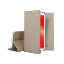 Заредете изображение във визуализатора на галерията – Smart калъф тип книга - xiaomi redmi 6a златен - TopMag
