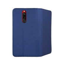 Заредете изображение във визуализатора на галерията – Smart калъф тип книга - xiaomi redmi 8 син - TopMag
