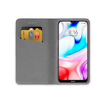 Заредете изображение във визуализатора на галерията – Smart калъф тип книга - xiaomi redmi 8 син - TopMag
