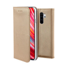 Заредете изображение във визуализатора на галерията – Smart калъф тип книга - xiaomi redmi note 8 pro златен - TopMag
