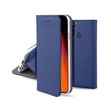 Заредете изображение във визуализатора на галерията – Smart калъф тип книга - xiaomi redmi note 8 син - само за 10.99 лв
