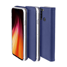 Заредете изображение във визуализатора на галерията – Smart калъф тип книга - xiaomi redmi note 8 син - само за 10.99 лв
