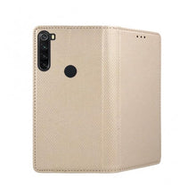 Заредете изображение във визуализатора на галерията – Smart калъф тип книга - xiaomi redmi note 8 златен - само за 10.99 лв
