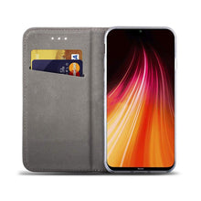 Заредете изображение във визуализатора на галерията – Smart калъф тип книга - xiaomi redmi note 8 златен - само за 10.99 лв
