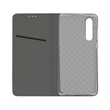 Заредете изображение във визуализатора на галерията – Smart калъф тип книга за huawei p30 черен - TopMag

