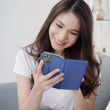 Заредете изображение във визуализатора на галерията – Smart калъф тип книга за samsung a03 (164,2mm) navy - TopMag
