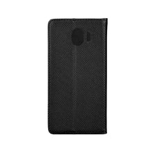 Заредете изображение във визуализатора на галерията – Smart калъф тип книга за samsung j4 2018  черен - само за 9.99 лв
