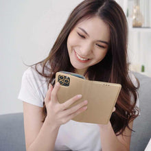 Заредете изображение във визуализатора на галерията – Smart case book for samsung s22 gold - TopMag
