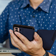 Заредете изображение във визуализатора на галерията – Smart view калъф тип книга за samsung a33 5g navy - TopMag
