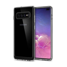 Заредете изображение във визуализатора на галерията – Spigen crystal hybrid гръб за samsung s10 plus прозрачен - само за 41.4 лв
