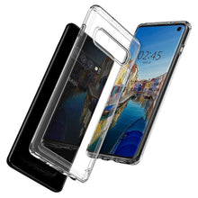 Заредете изображение във визуализатора на галерията – Spigen crystal hybrid гръб за samsung s10 прозрачен - само за 39.2 лв
