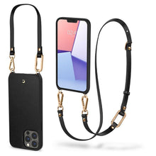 Заредете изображение във визуализатора на галерията – Spigen cyrill classic charm гръб за iphone 13 pro max black - TopMag
