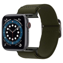 Заредете изображение във визуализатора на галерията – Spigen fit lite каишка за apple watch 4 / 5 / 6 / 7 / se (38 / 40 / 41 mm) khaki - TopMag
