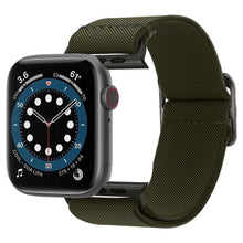 Заредете изображение във визуализатора на галерията – Spigen fit lite каишка за apple watch 4 / 5 / 6 / 7 / se (42 / 44 / 45 mm) khaki - TopMag
