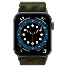 Заредете изображение във визуализатора на галерията – Spigen fit lite каишка за apple watch 4 / 5 / 6 / 7 / se (42 / 44 / 45 mm) khaki - TopMag
